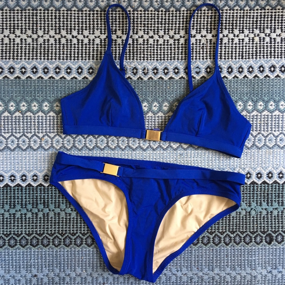 J.Crew Blue Bikini